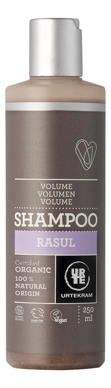 Шампунь-объем для жирных волос с вулканической глиной Рассул Organic Rhassoul Volume Shampoo: Шампунь 500мл косметика для мамы urtekram шампунь объем для жирных волос с вулканической глиной рассул 250 мл