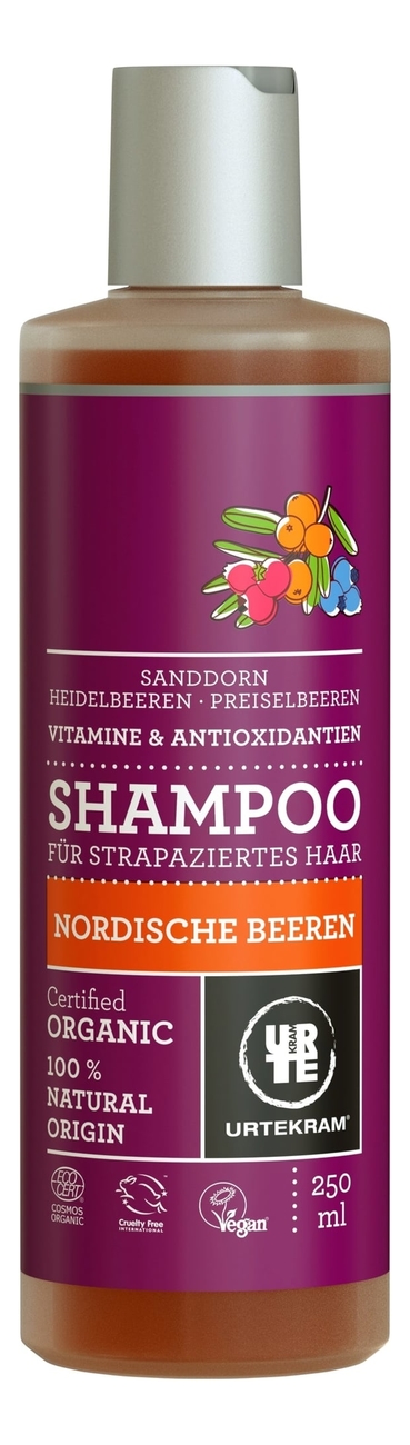

Шампунь для волос с экстрактом северных ягод Organic Nordic Berries Shampoo: Шампунь 250мл, Шампунь для волос с экстрактом северных ягод Organic Nordic Berries Shampoo