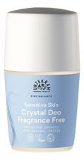 Urtekram Шариковый дезодорант-кристалл без аромата Organic Roll-On Deo Crystal No Perfume 50мл