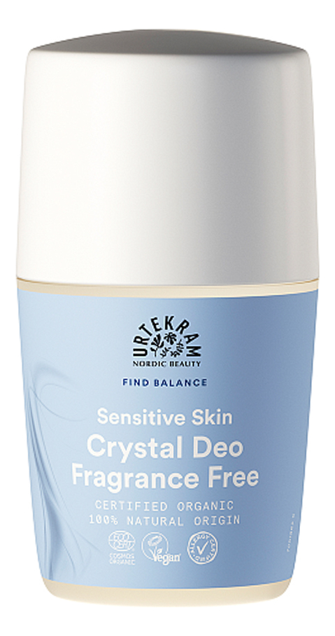 Шариковый дезодорант-кристалл без аромата Organic Roll-On Deo Crystal No Perfume 50мл