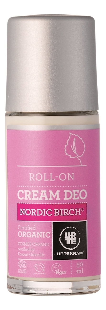 

Шариковый дезодорант с экстрактом северной березы Organic Roll-On Cream Deo Nordic Birch 50мл