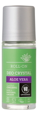 Urtekram Шариковый дезодорант-кристалл с экстрактом алоэ вера Organic Roll-On Deo Crystal Aloe Vera 50мл
