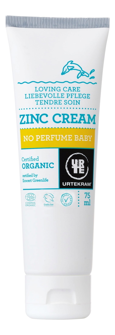 Детский крем с цинком без аромата Organic Zinc Cream No Perfume Baby 75мл