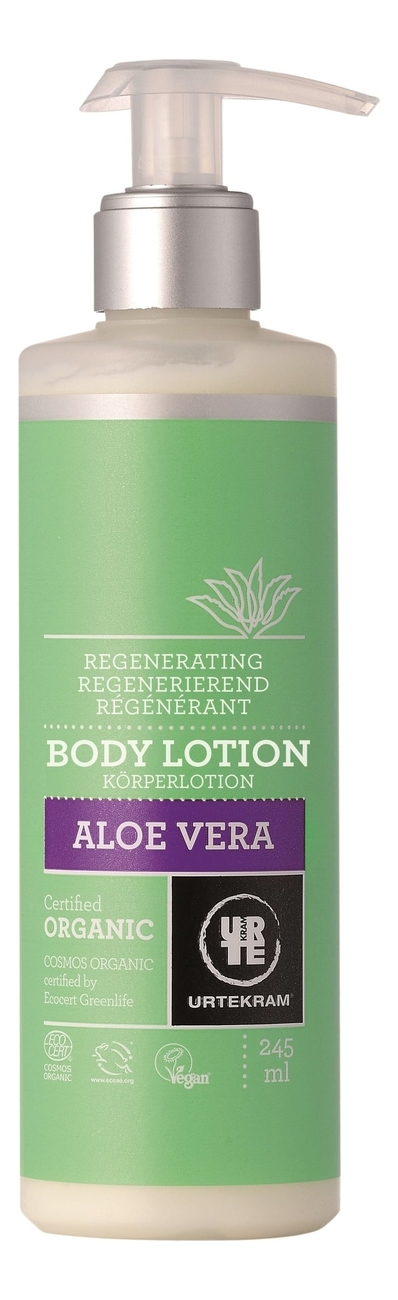 Лосьон для тела с экстрактом алоэ вера Organic Body Lotion Aloe Vera 245мл