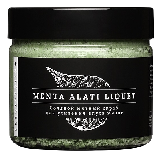 Купить Соляной скраб для лица Мята Menta Alati Liquet: Скраб 300мл, Laboratorium