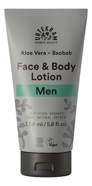 Мужской лосьон для лица и тела с экстрактом алоэ вера и баобабом Organic Aloe Vera-Baobab Face & Body Lotion Men 150мл