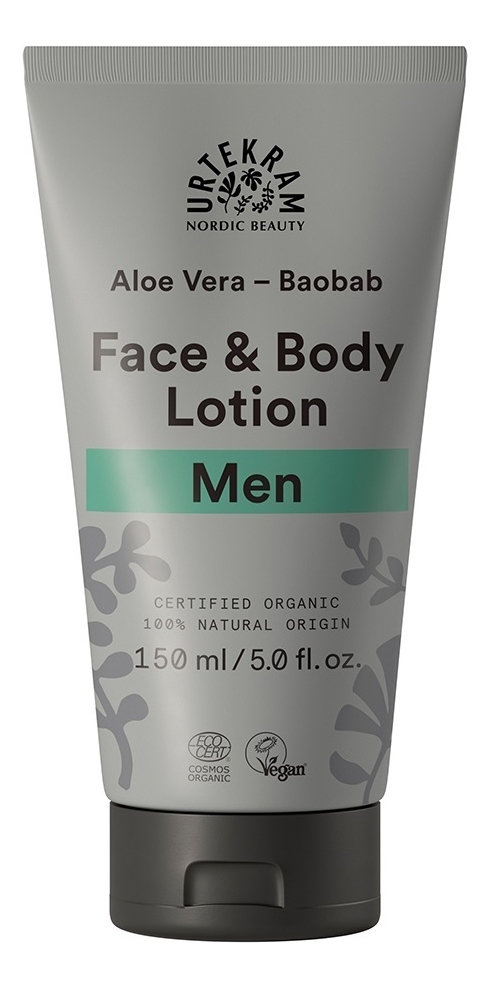 

Мужской лосьон для лица и тела с экстрактом алоэ вера и баобабом Organic Aloe Vera-Baobab Face & Body Lotion Men 150мл