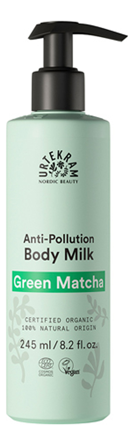 Молочко для тела с экстрактом зеленого чая Матча Organic Body Milk Green Matcha 245мл