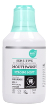 Urtekram Ополаскиватель для полости рта с экстрактом мяты для чувствительных зубов Organic Sensitive Mouthwash Strong Mint 300мл