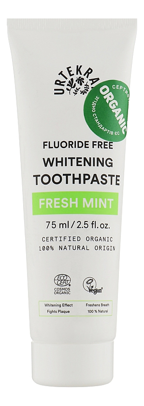 

Отбеливающая зубная паста с экстрактом мяты Organic Whitening Toothpaste Fresh Mint Bio9 75мл