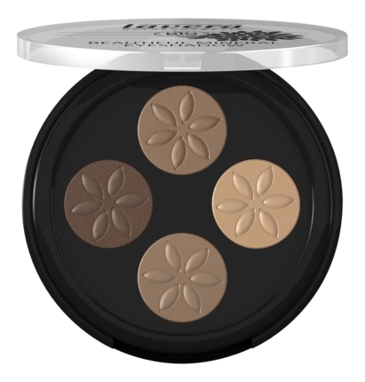 Тени для век Beautiful Mineral Eyeshadow Quattro Smoky 3,2г: 02 Каппучино Крем