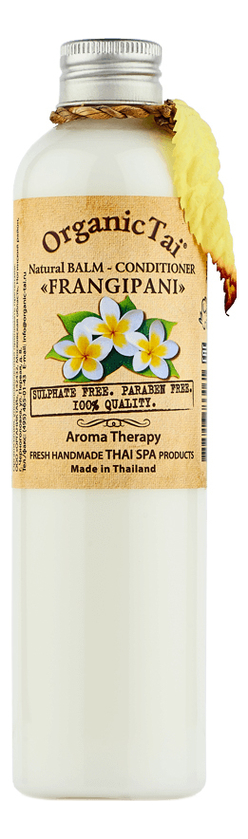 Натуральный бальзам-кондиционер для волос Natural Balm-Conditioner Frangipani: Бальзам-кондиционер 260мл натуральный бальзам кондиционер для волос natural balm conditioner frangipani бальзам кондиционер 260мл