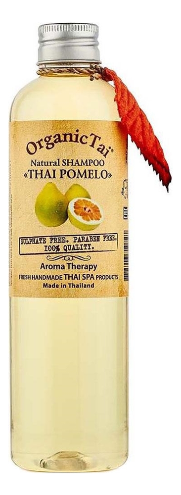 Натуральный шампунь для волос Natural Shampoo Thai Pomelo 260мл: Шампунь 260мл organictai шампунь натуральный thai pomelo 260 мл