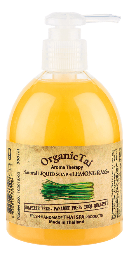 

Натуральное жидкое мыло Natural Liquid Soap Lemongrass 300мл
