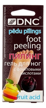 Пилинг-гель для ног с фруктовыми кислотами 2*20мл