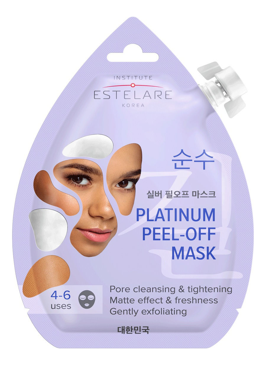 

Маска-пленка для лица матирующая Platinum Peel-Off Mask 20мл