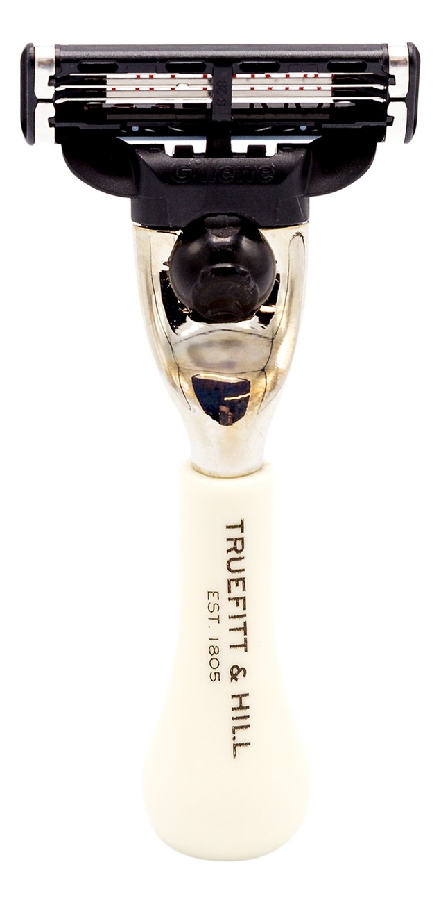 

Станок для бритья Faux Ivory Regency Mach III Mini (слоновая кость с хромом)