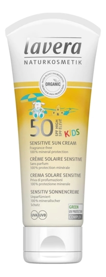 

Солнцезащитный крем для детей Sensitive Sun Cream SPF50 75мл