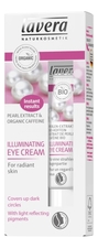 Lavera Осветляющий крем для кожи вокруг глаз с жемчугом Illuminating Eye Cream 15мл