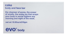 evo Увлажняющее мыло для лица и тела Cake Body And Face Bar 310г