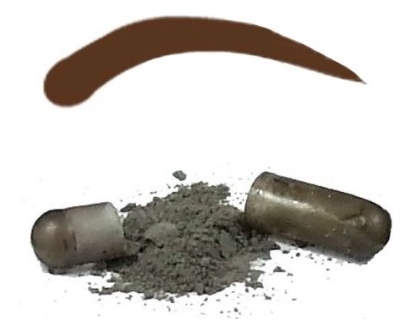 Синтетическая краска-хна в капсулах для бровей Eyebrow Tint 1 капсула: Medium Brown от Randewoo