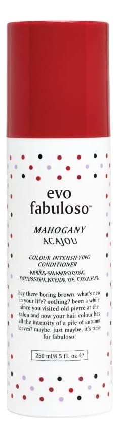 Тонирующий бальзам-уход для волос Fabuloso Colour Intensifying Conditioner 250мл: Mahogany