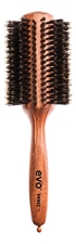 evo Круглая щетка для волос с натуральной щетиной Bruce Natural Bristle Radial Brush