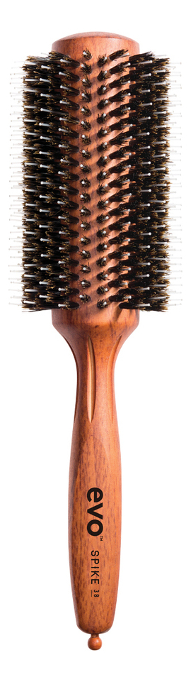 Щетка для волос круглая с комбинированной щетиной Spike Radial Brush: Щетка 38мл щетка для волос evo [спайк] щетка круглая с комбинированной щетиной для волос 38мм evo spike 38mm radial brush