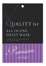 Quality 1st Тканевая маска для лица  All In One Sheet Mask Premium