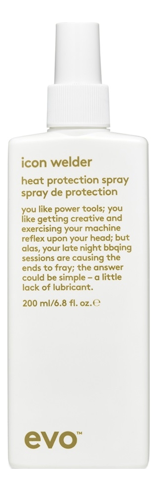 

Спрей для термозащиты волос Icon Welder Heat Protectant Spray: Спрей 200мл, Спрей для термозащиты волос Icon Welder Heat Protectant Spray