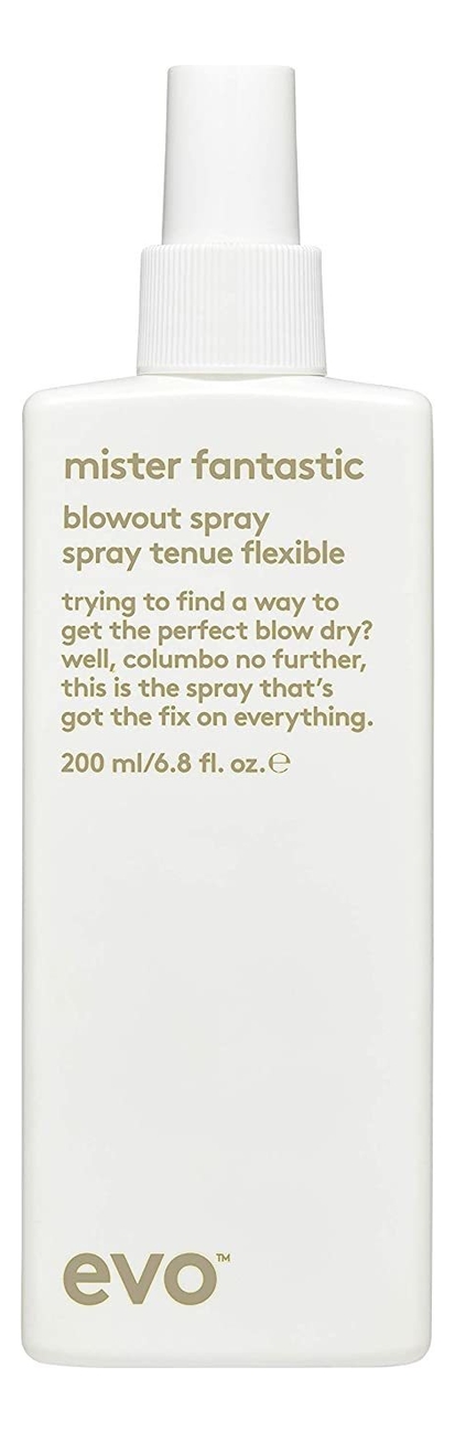 Универсальный стайлинг-спрей для волос Mister Fantastic Blowout Spray 200мл: Спрей 200мл универсальный стайлинг спрей evo mister fantastic blowout spray