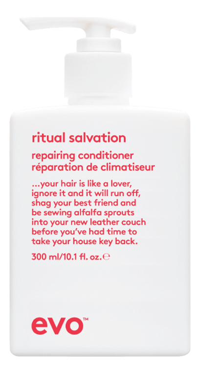 Кондиционер для окрашенных волос Ritual Salvation Conditioner 300мл: Кондиционер 300мл evo ritual salvation repairing conditioner