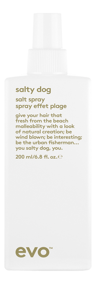 Текстурирующий спрей для укладки волос Salty Dog Salt Spray 200мл: Спрей 200мл паста со средней фиксацией и низким уровнем блеска для укладки волос defining paste