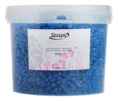 

Высокоэластичный пленочный воск в гранулах Синий Film Wax Blue: Воск 2200г, Высокоэластичный пленочный воск в гранулах Синий Film Wax Blue