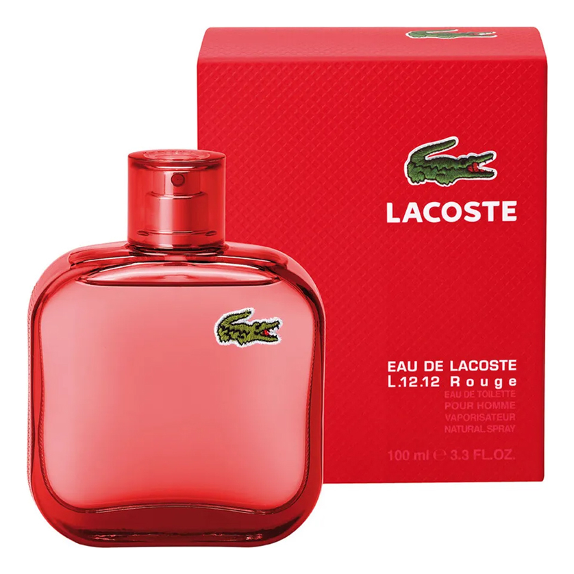 

Eau De Lacoste L.12.12 Rouge: туалетная вода 100мл, Eau De Lacoste L.12.12 Rouge