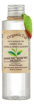 Массажное масло для лица Face Massage Green Tea, Jojoba & Sweet Almond
