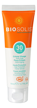 Солнцезащитный крем для лица Face Cream Anti-Aging SPF30 50мл