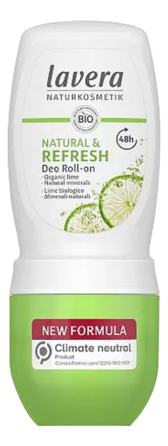 

Шариковый дезодорант Deo Roll On With Organic Lime Organic Verbena 50мл