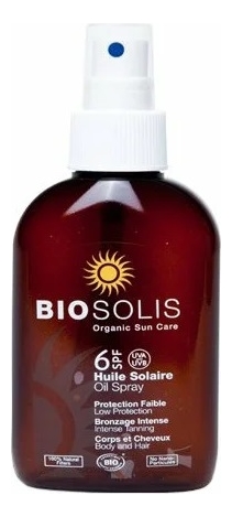 

Солнцезащитное масло для лица и тела Oil Spray SPF6 125мл