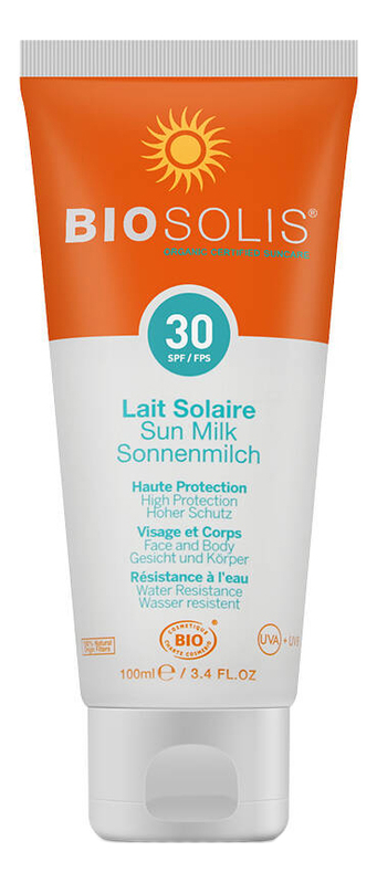 

Солнцезащитное молочко для лица и тела Sun Milk SPF30 100мл