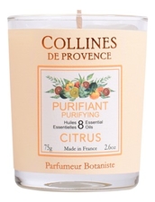 Collines de Provence Ароматическая свеча Purifying Citrus 75г