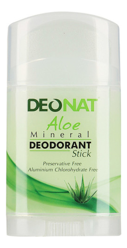 Дезодорант-кристалл с соком алоэ вера Aloe Mineral Deodorant Stick 100г: Плоский