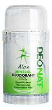 DEONAT Дезодорант-кристалл с соком алоэ вера Aloe Mineral Deodorant Stick 80г