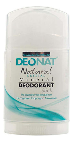 Дезодорант-кристалл Natural Crystal Mineral Deodorant Stick: Дезодорант 100г цена и фото