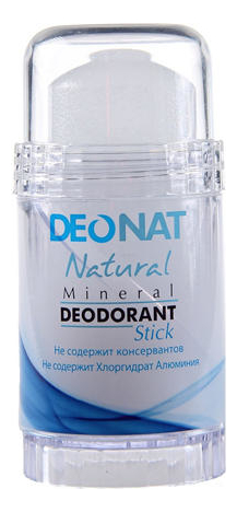 цена Дезодорант-кристалл Natural Mineral Deodorant Stick: Дезодорант 100г (овальный)