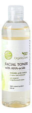 OrganicZone Тоник для жирной и проблемной кожи лица Facial Toner With AHA-Acids
