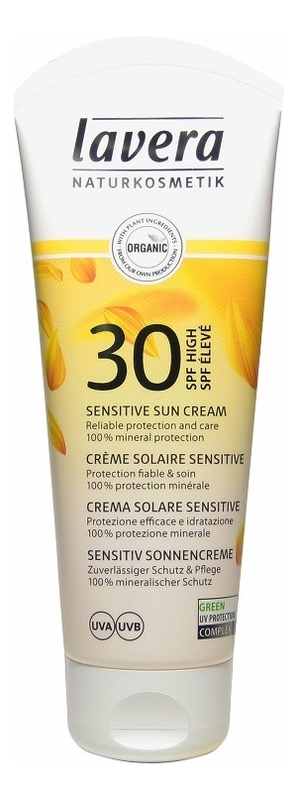 

Солнцезащитный крем для чувствительной кожи Sensitive Sun Cream SPF30 100мл