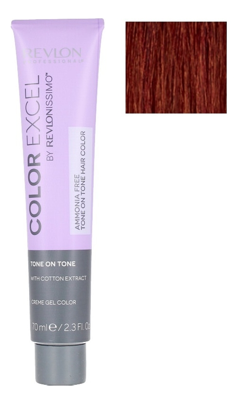 

Крем-гель краска для волос Color Excel by Revlonissimo 70мл: 5.46 Медно-красный, Крем-гель краска для волос Color Excel by Revlonissimo 70мл