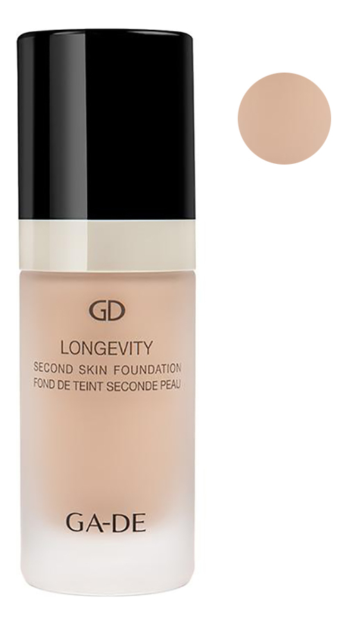 Тональная основа Longevity Second Skin Foundation 30мл: 114 Porcelain paese collagen moisturizing foundation коллагеновая увлажняющая основа 300c porcelain 30мл