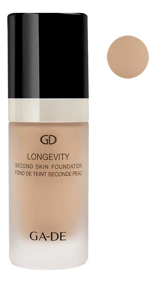 

Тональная основа Longevity Second Skin Foundation 30мл: 115 Nude Beige, Тональная основа Longevity Second Skin Foundation 30мл